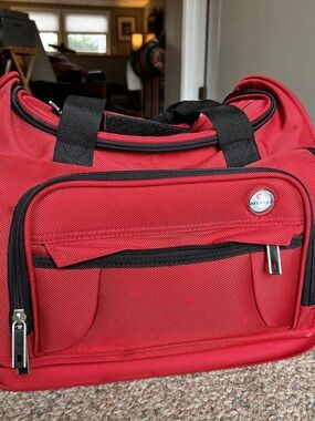 else Red Men's Duffel with Black Trim